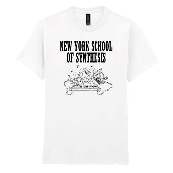 New York School of Synthesis T-Shirt - Black Print Thumbnail