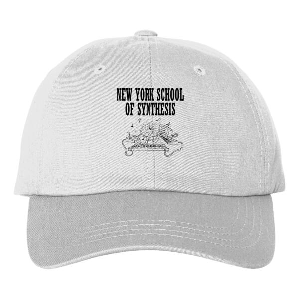 New York School of Synthesis Cap - Black Print Thumbnail