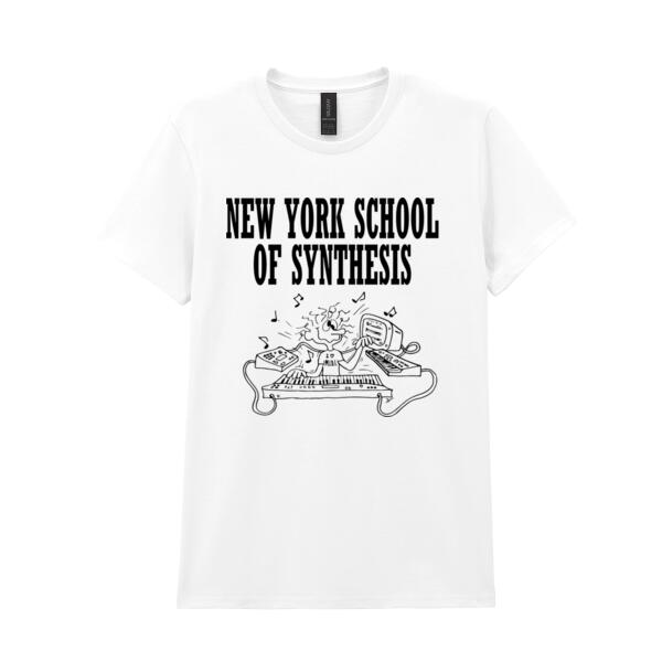 New York School of Synthesis Women's T-Shirt - Black Print Thumbnail
